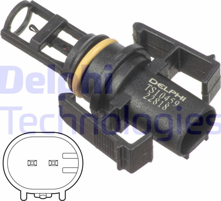 Delphi TS10459 - Senzor,temperatura aer admisie aaoparts.ro