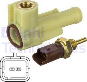 Delphi TS10472 - Senzor,temperatura lichid de racire aaoparts.ro