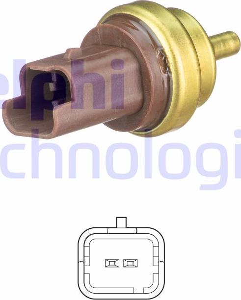 Delphi TS10477 - Senzor,temperatura lichid de racire aaoparts.ro