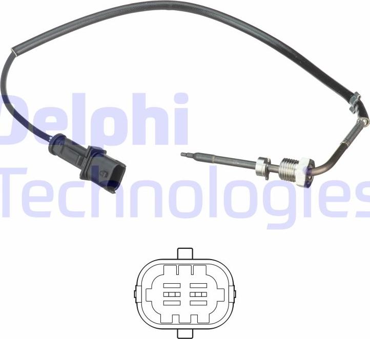 Delphi TS30195 - Senzor, temperatura gaze evacuare aaoparts.ro