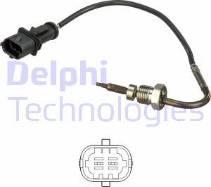 Delphi TS30103 - Senzor, temperatura gaze evacuare aaoparts.ro