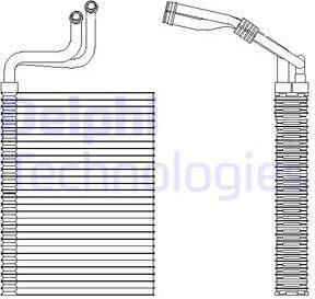 Delphi TSP0525197 - Evaporator,aer conditionat aaoparts.ro