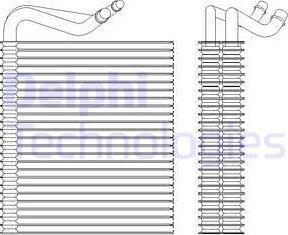 Delphi TSP0525202 - Evaporator,aer conditionat aaoparts.ro