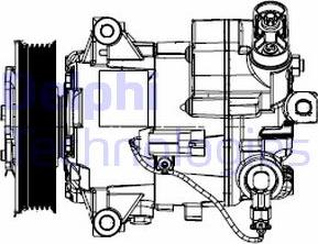 Delphi TSP0155948 - Compresor, climatizare aaoparts.ro