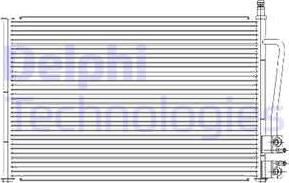Delphi TSP0225459 - Condensator, climatizare aaoparts.ro