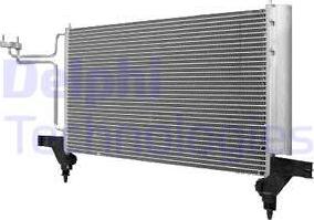 Delphi TSP0225458 - Condensator, climatizare aaoparts.ro