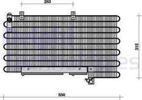 Delphi TSP0225013 - Condensator, climatizare aaoparts.ro
