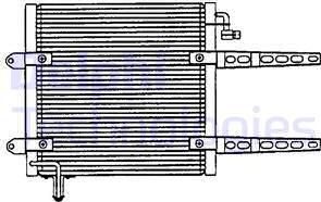 Delphi TSP0225205 - Condensator, climatizare aaoparts.ro