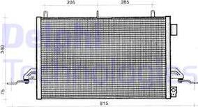 Delphi TSP0225276 - Condensator, climatizare aaoparts.ro