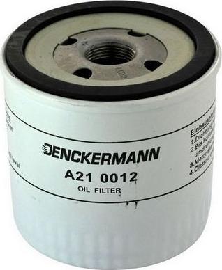 Denckermann A210012 - Filtru ulei aaoparts.ro