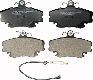 Denckermann B110905 - Set placute frana,frana disc aaoparts.ro
