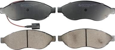 Denckermann B110937 - Set placute frana,frana disc aaoparts.ro