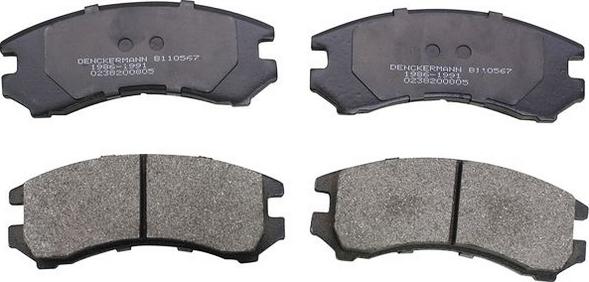 Denckermann B110567 - Set placute frana,frana disc aaoparts.ro
