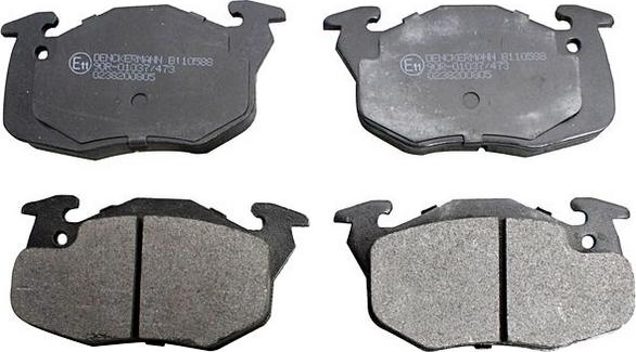 Denckermann B110588 - Set placute frana,frana disc aaoparts.ro