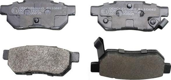 Denckermann B110662 - Set placute frana,frana disc aaoparts.ro
