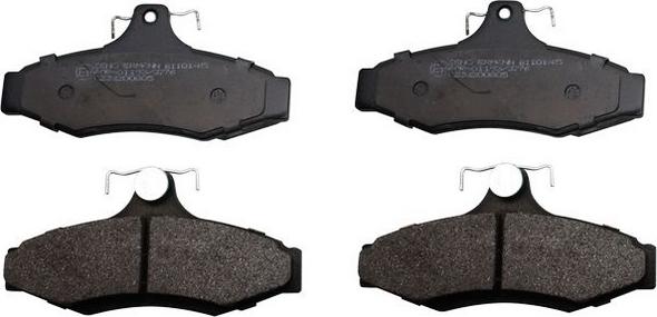 Denckermann B110145 - Set placute frana,frana disc aaoparts.ro
