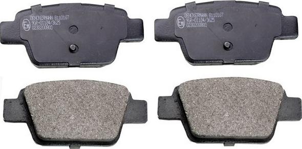 Denckermann B110187 - Set placute frana,frana disc aaoparts.ro