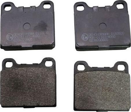 Denckermann B110820 - Set placute frana,frana disc aaoparts.ro
