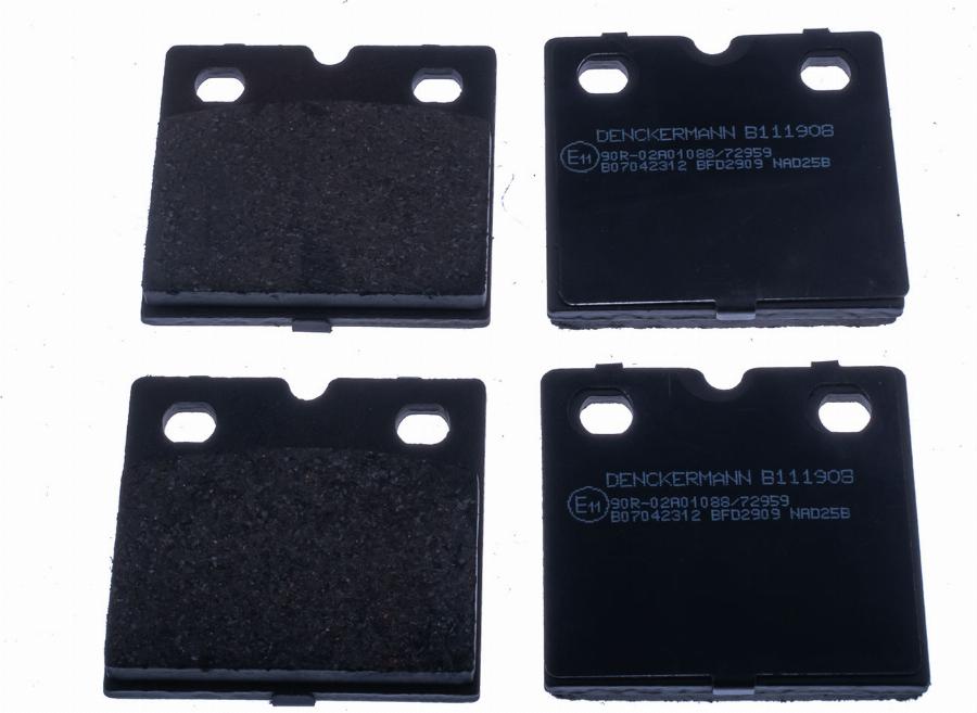 Denckermann B111908 - Set placute frana,frana disc aaoparts.ro