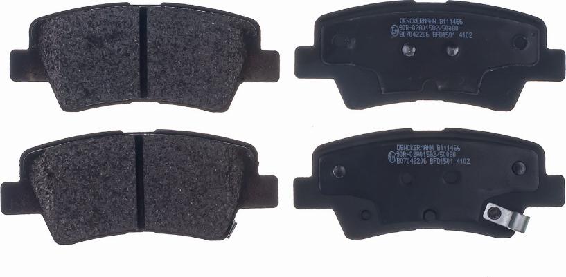 Denckermann B111466 - Set placute frana,frana disc aaoparts.ro