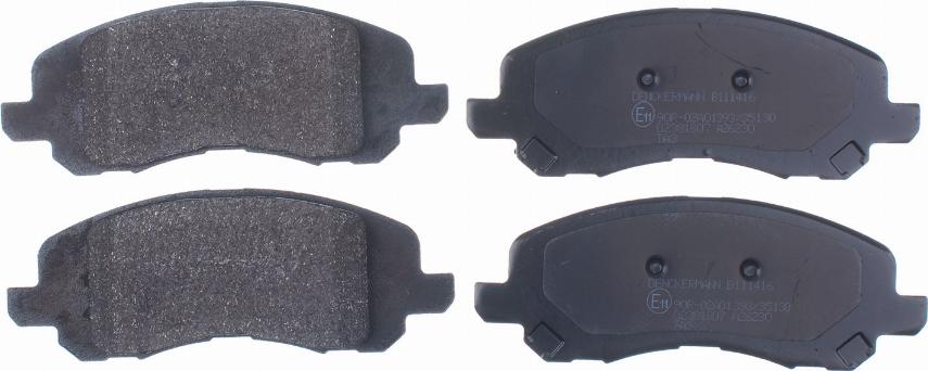Denckermann B111416 - Set placute frana,frana disc aaoparts.ro