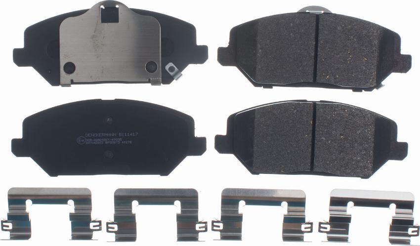 Denckermann B111417 - Set placute frana,frana disc aaoparts.ro