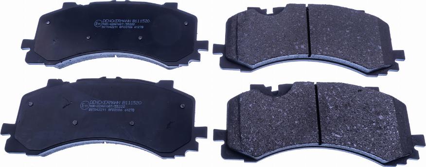 Denckermann B111520 - Set placute frana,frana disc aaoparts.ro
