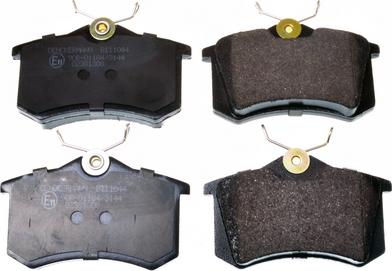 Denckermann B111044 - Set placute frana,frana disc aaoparts.ro