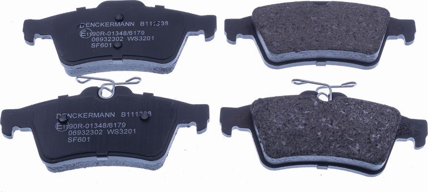 Denckermann B111338 - Set placute frana,frana disc aaoparts.ro