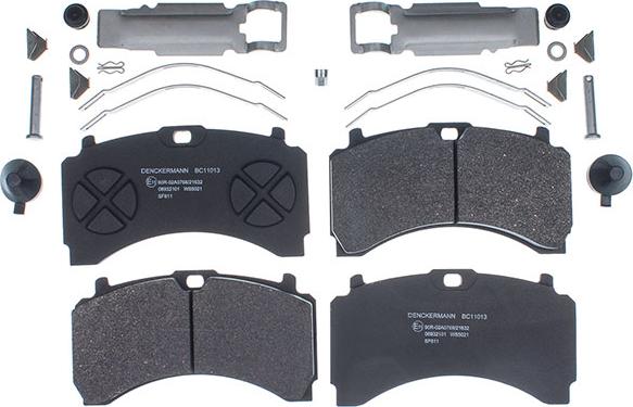 Denckermann BC11013 - Set placute frana,frana disc aaoparts.ro