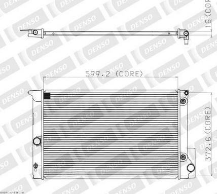 Denso A221-A302 - Radiator, racire motor aaoparts.ro
