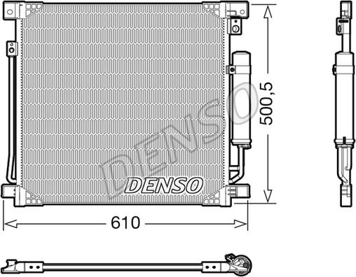 Denso DCN45013 - Condensator, climatizare aaoparts.ro