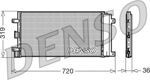 Denso DCN09042 - Condensator, climatizare aaoparts.ro