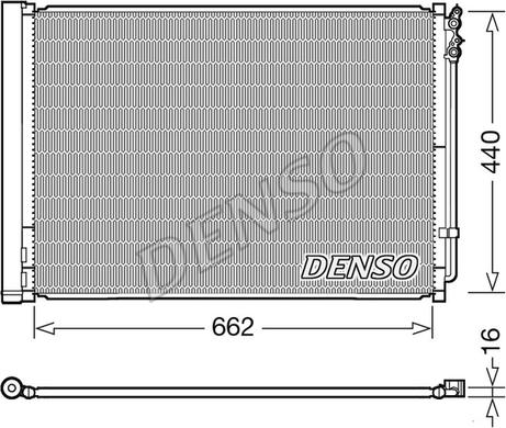 Denso DCN05032 - Condensator, climatizare aaoparts.ro