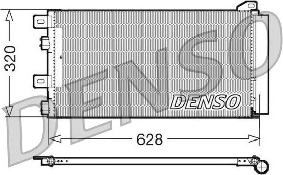 Denso DCN05101 - Condensator, climatizare aaoparts.ro