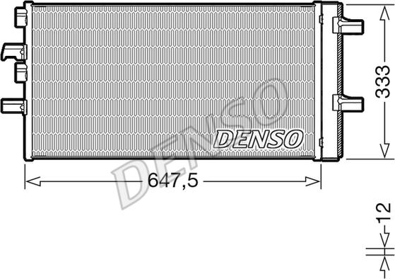 Denso DCN05108 - Condensator, climatizare aaoparts.ro
