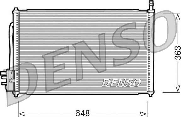 Denso DCN10006 - Condensator, climatizare aaoparts.ro