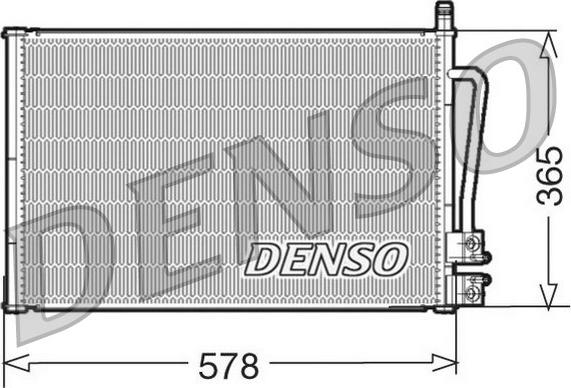 Denso DCN10008 - Condensator, climatizare aaoparts.ro