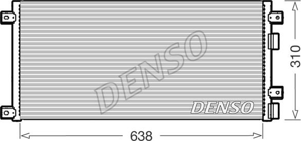 Denso DCN12006 - Condensator, climatizare aaoparts.ro