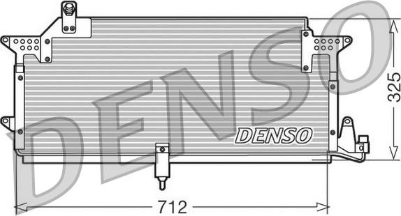 Denso DCN32005 - Condensator, climatizare aaoparts.ro