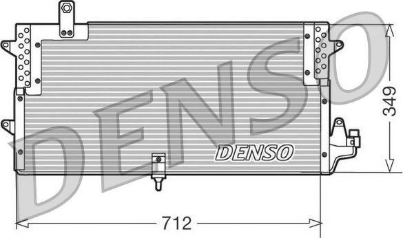 Denso DCN32006 - Condensator, climatizare aaoparts.ro