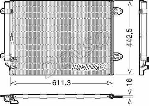 Denso DCN32013 - Condensator, climatizare aaoparts.ro