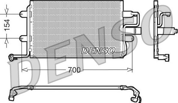 Denso DCN32017 - Condensator, climatizare aaoparts.ro