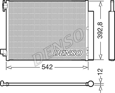 Denso DCN37004 - Condensator, climatizare aaoparts.ro