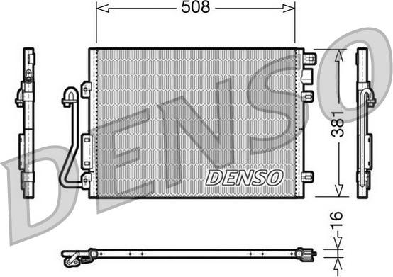 Denso DCN37001 - Condensator, climatizare aaoparts.ro