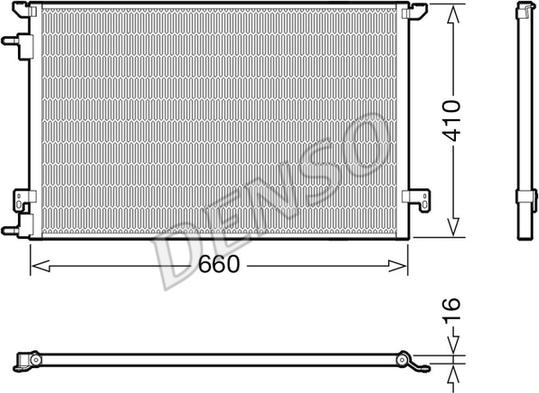 Denso DCN20045 - Condensator, climatizare aaoparts.ro