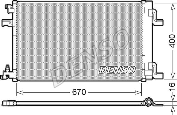Denso DCN20002 - Condensator, climatizare aaoparts.ro