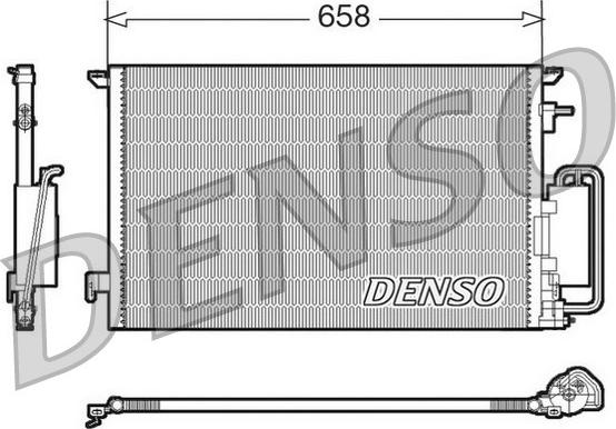 Denso DCN20032 - Condensator, climatizare aaoparts.ro
