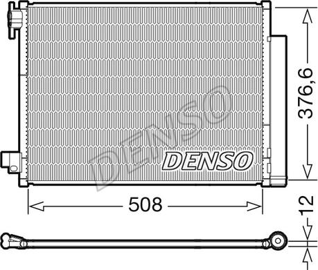 Denso DCN23052 - Condensator, climatizare aaoparts.ro