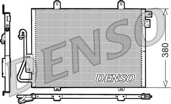 Denso DCN23006 - Condensator, climatizare aaoparts.ro